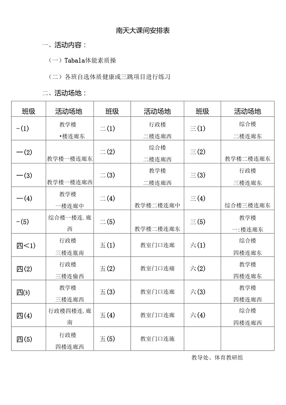 小学体育教学：阳光大课间活动方案.docx_第3页