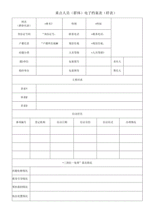 重点人员（群体）电子档案表（样表）.docx