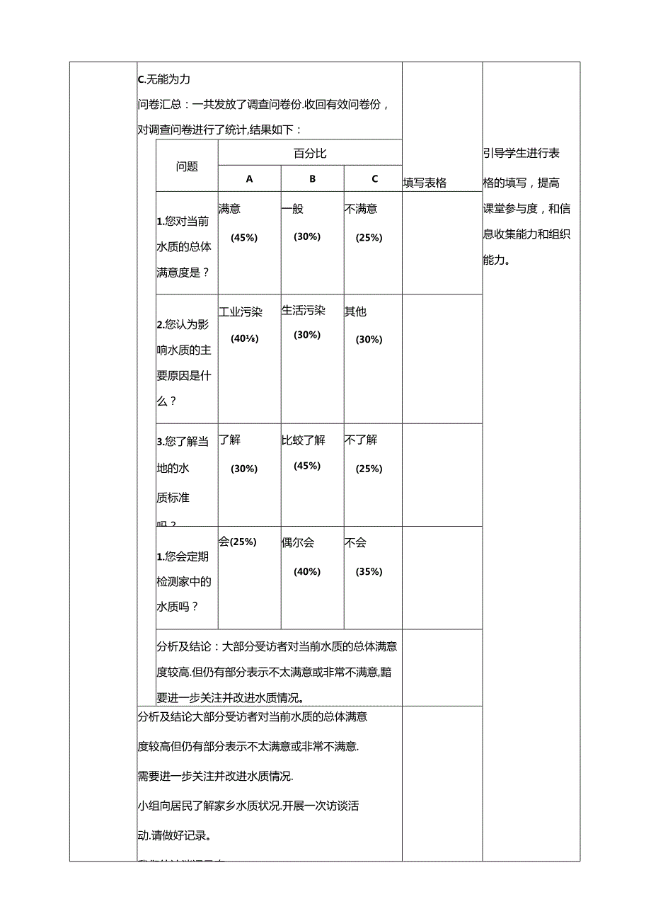 6.1保护家乡水资源 了解家乡水质状况 教案 辽海版综合实践活动九年级下册.docx_第3页