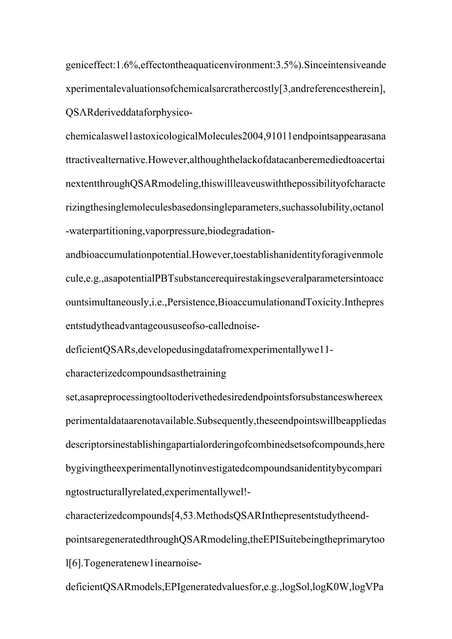 Giving Molecules an Identity. On the Interplay Between QSARs and Partial Order Ranking.docx_第2页