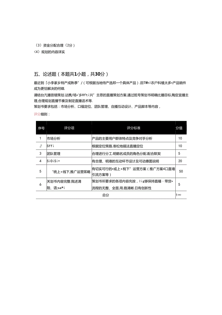 《网络营销实务》B卷答案与评分细则.docx_第3页