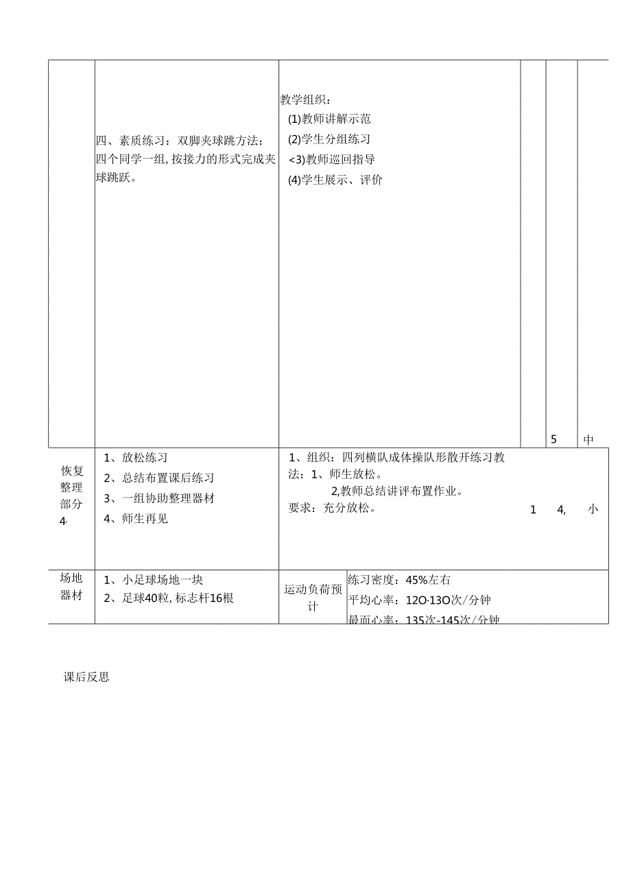 小学体育教学：《足球控球练习方法》教案.docx_第3页