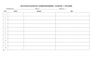 《校园餐饮 清洗消毒指南》 意见征集表.docx