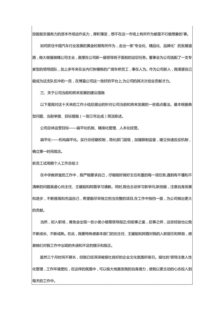 2024年新员工试用期个人工作总结篇.docx_第2页