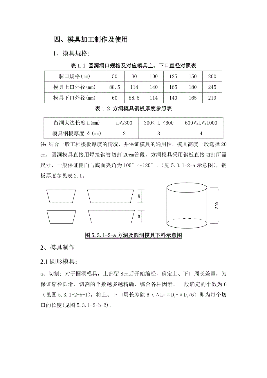 可循环使用现浇混凝土预留洞模具施工工法.doc_第2页