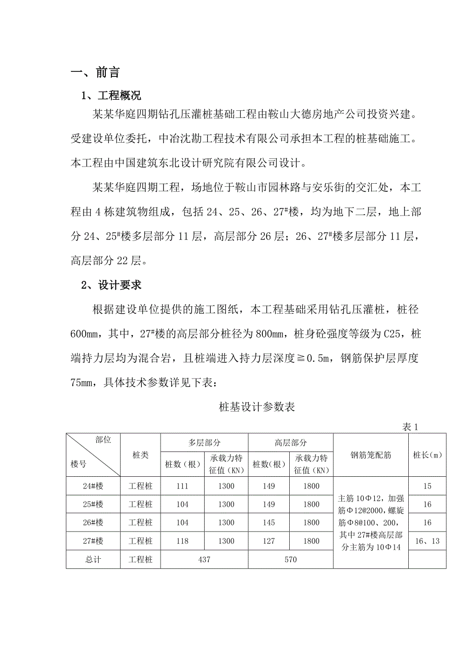 压灌砼成桩施工组织设计secret.doc_第1页