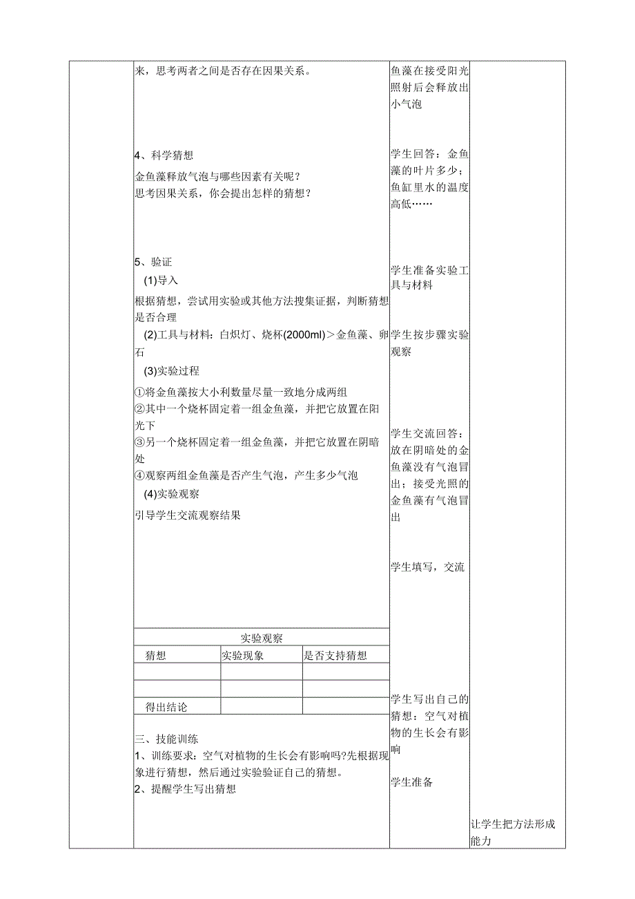 小学科学5年级上册《探究技能：猜想》教学设计.docx_第2页