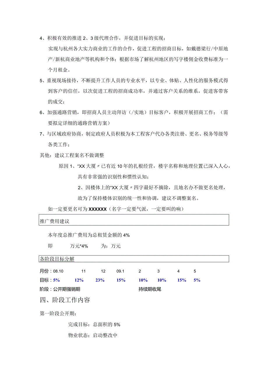 写字楼招租、大厦营销推广方案.docx_第3页