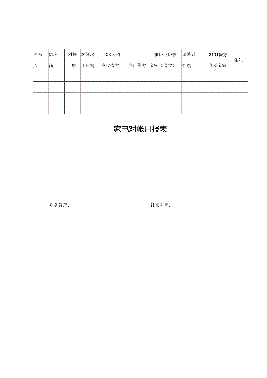 家电对帐月报表.docx_第1页