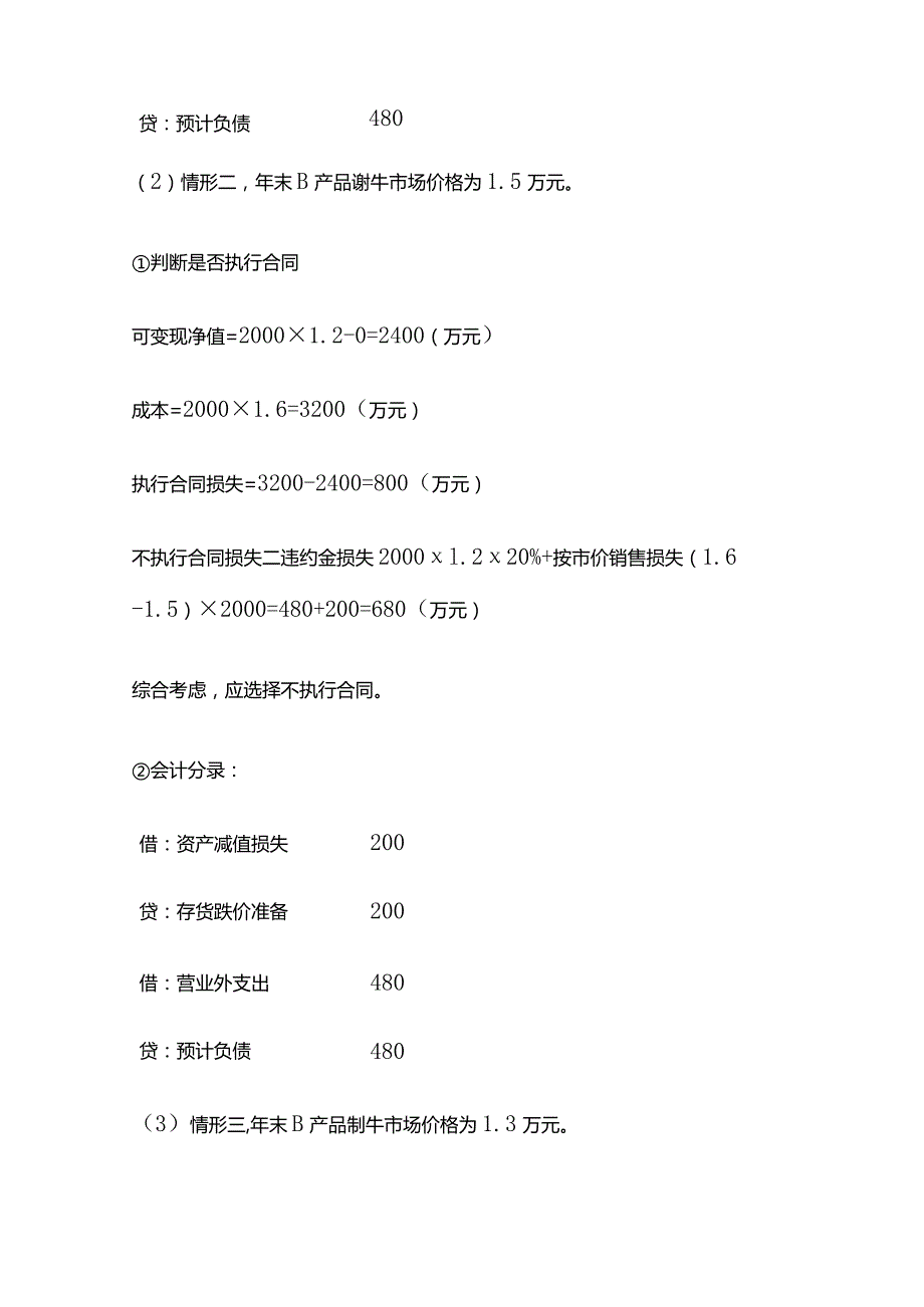 待执行合同变为亏损合同、重组义务、或有事项的列报.docx_第3页