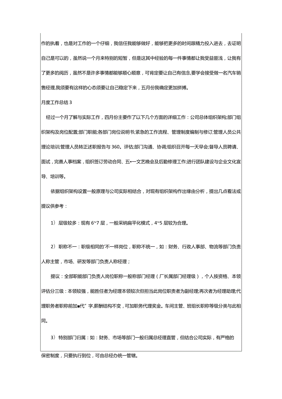 2024年月度工作总结（精选）.docx_第3页