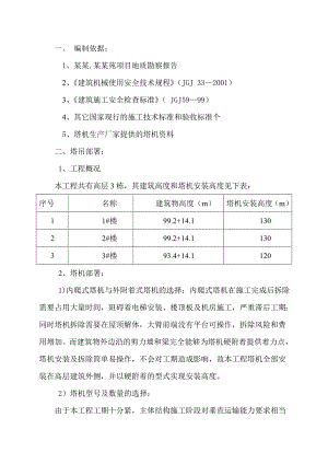 华渝怡景苑1、2、3#楼项目塔吊基础专项安全施工方案.doc