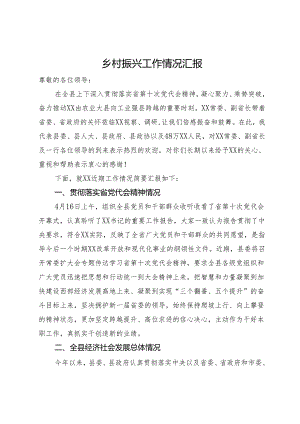 乡村振兴工作情况汇报.docx