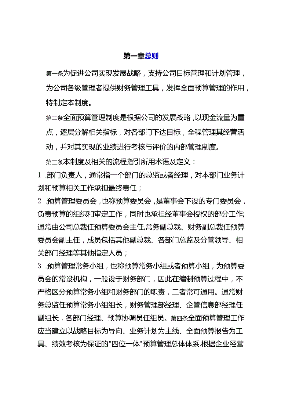 作业指引-全面预算管理制度.docx_第2页