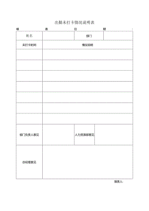 出勤未打卡情况说明表.docx