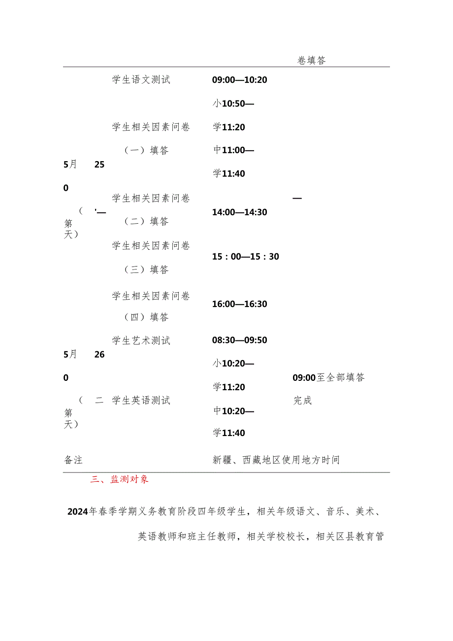 2024年学校开展国家义务教育质量监测实施工作方案及整改方案（合集）.docx_第3页