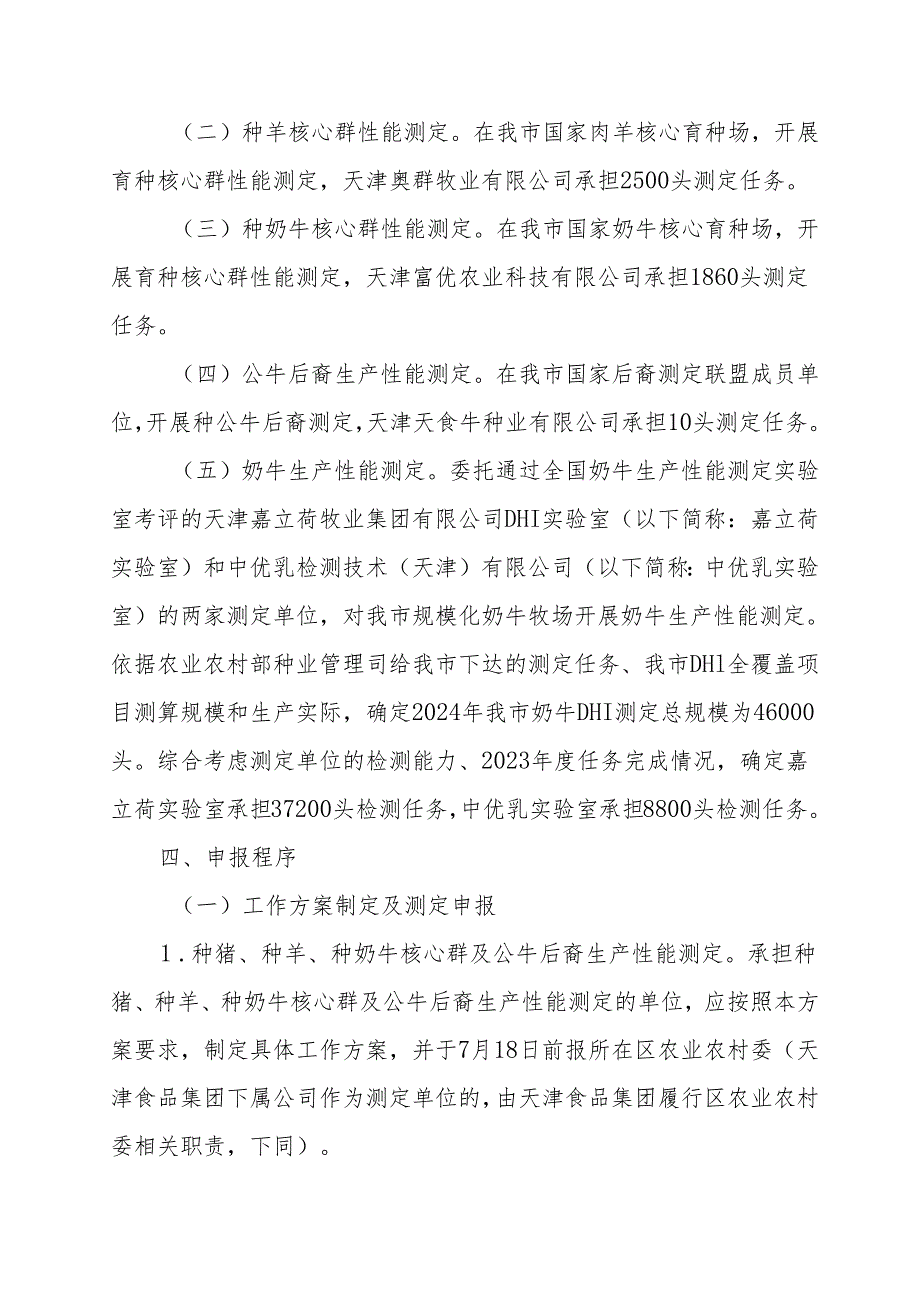 天津市2024年种畜禽和奶牛生产性能测定实施方案.docx_第3页