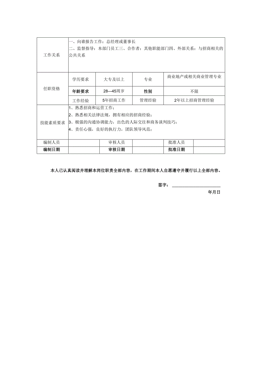 青少年活动中心经理岗位职责说明书.docx_第2页