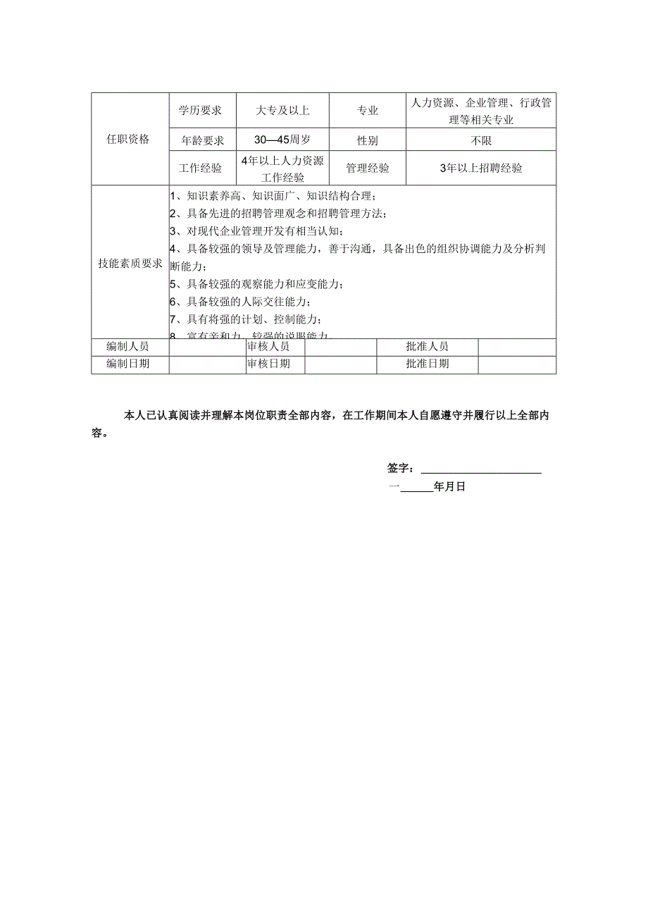 人事经理-岗位职责说明书.docx_第2页