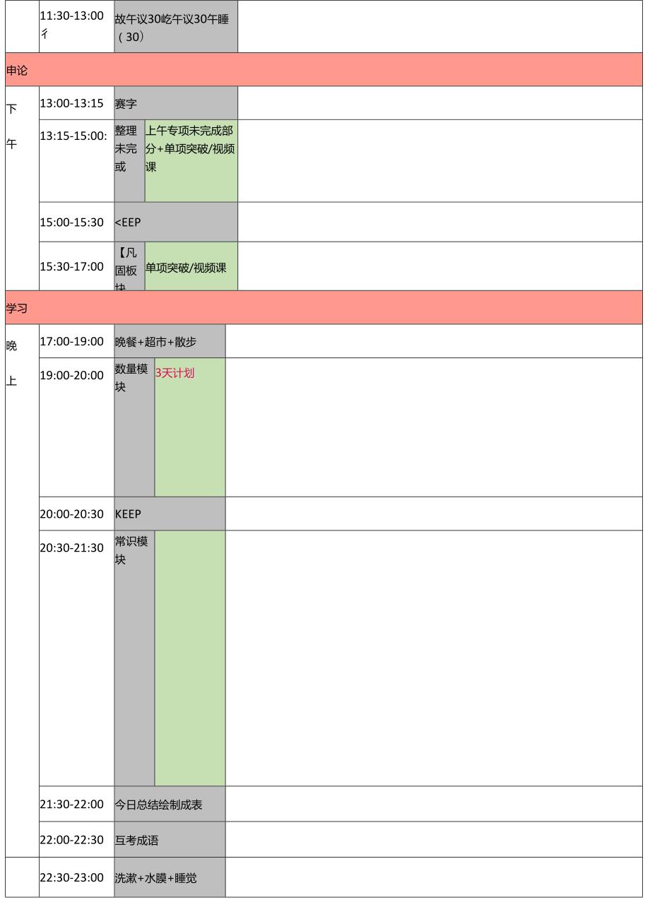 每日刷题汇总表（空白版）.docx_第2页