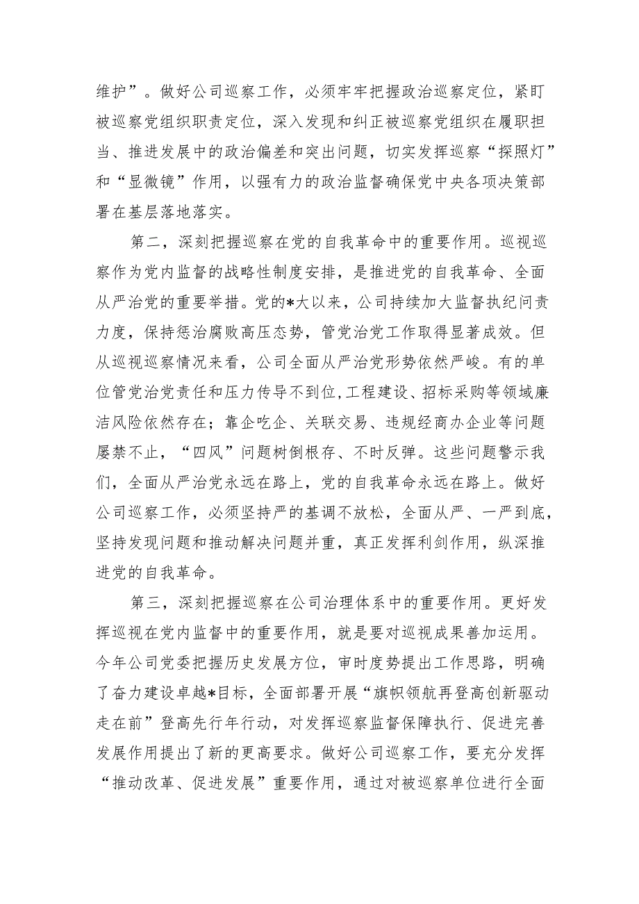 公司巡察动员部署强调要求.docx_第2页