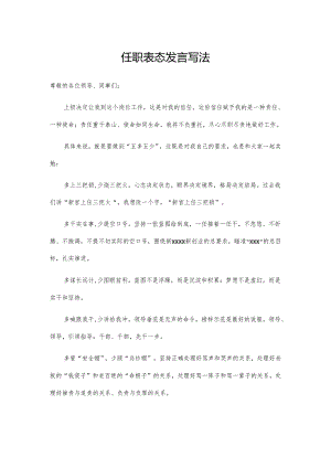 01任职表态.docx