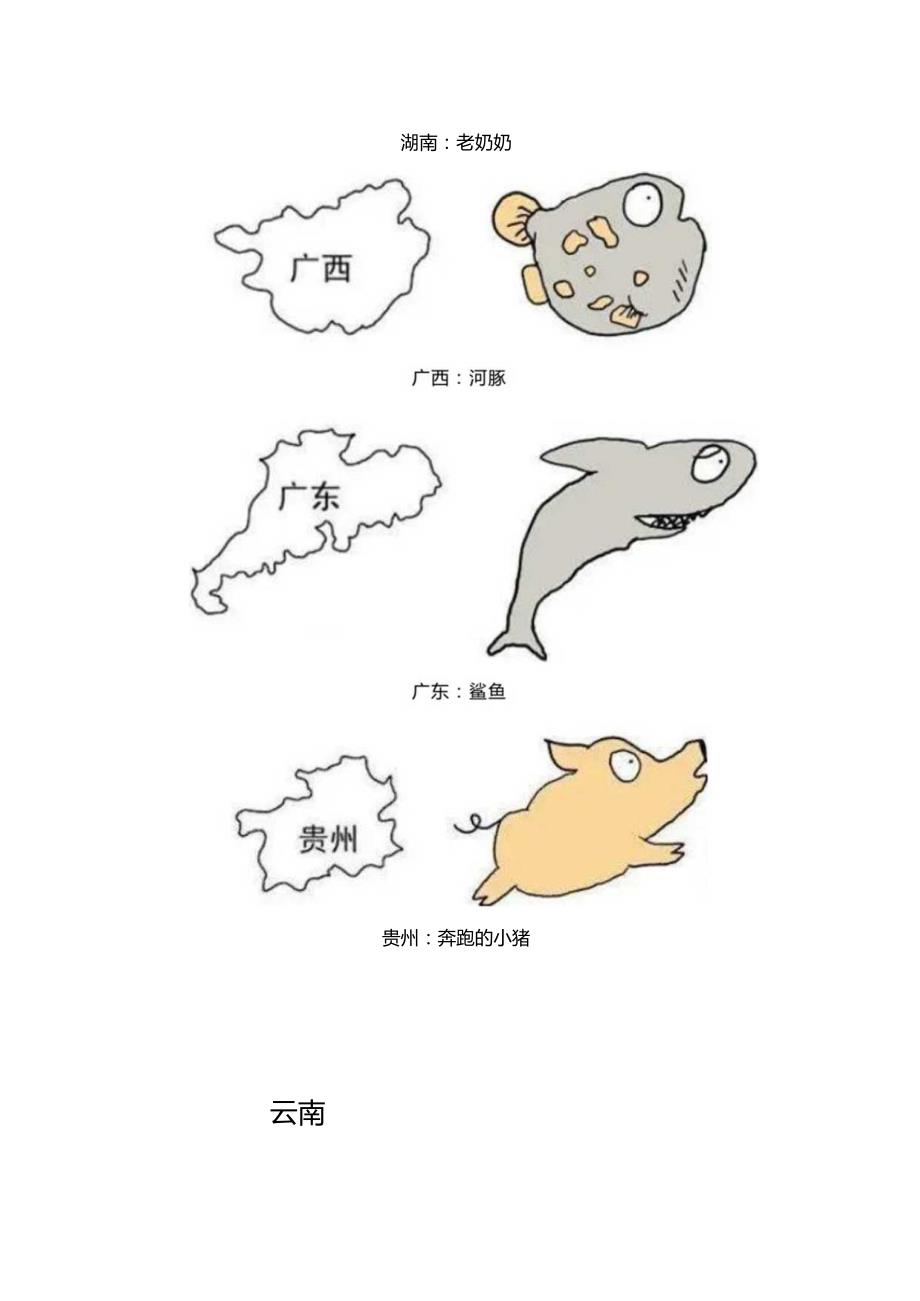 中国各省份地图和省会名附巧记省会口诀.docx_第3页