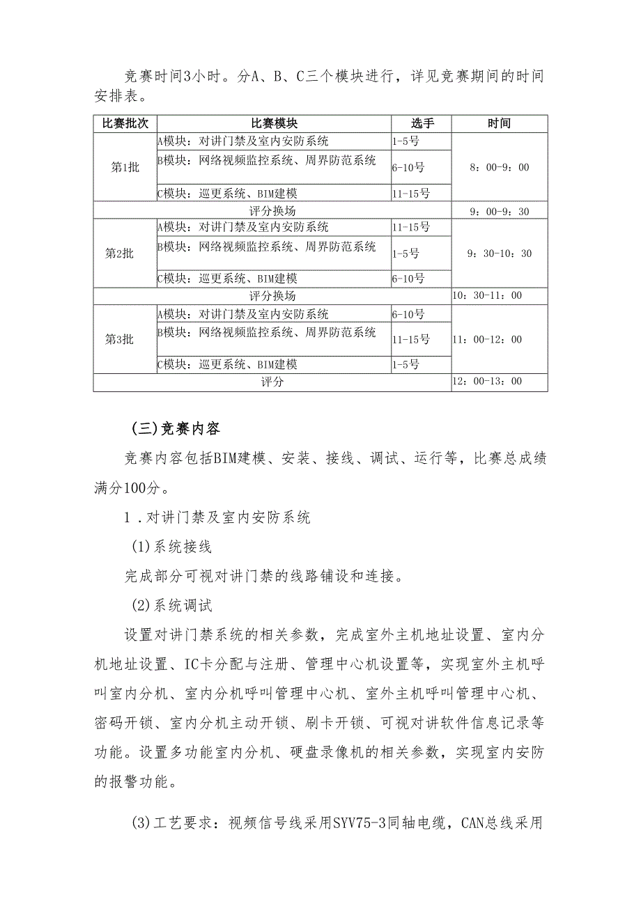 2024年海南省中职教师技能大赛——建筑智能化设备安装与运维 赛项规程.docx_第2页