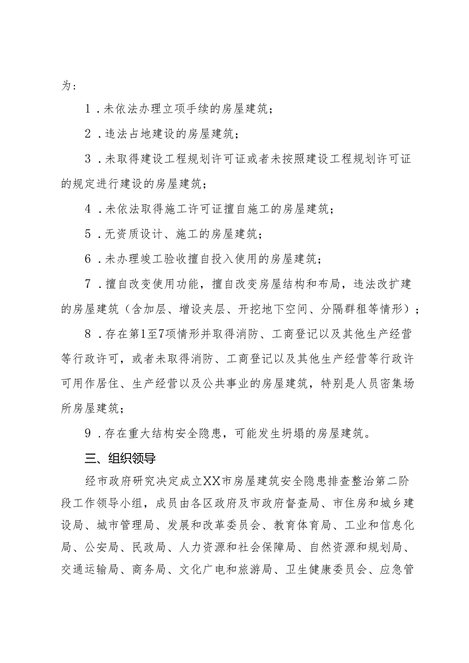 市全市房屋建筑安全隐患排查整治第二阶段工作方案.docx_第2页