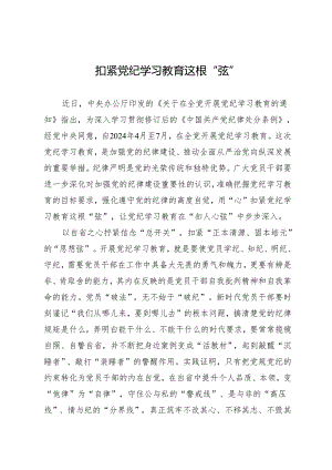 学习交流：20240410扣紧知灼内参（党纪）这根“弦”.docx