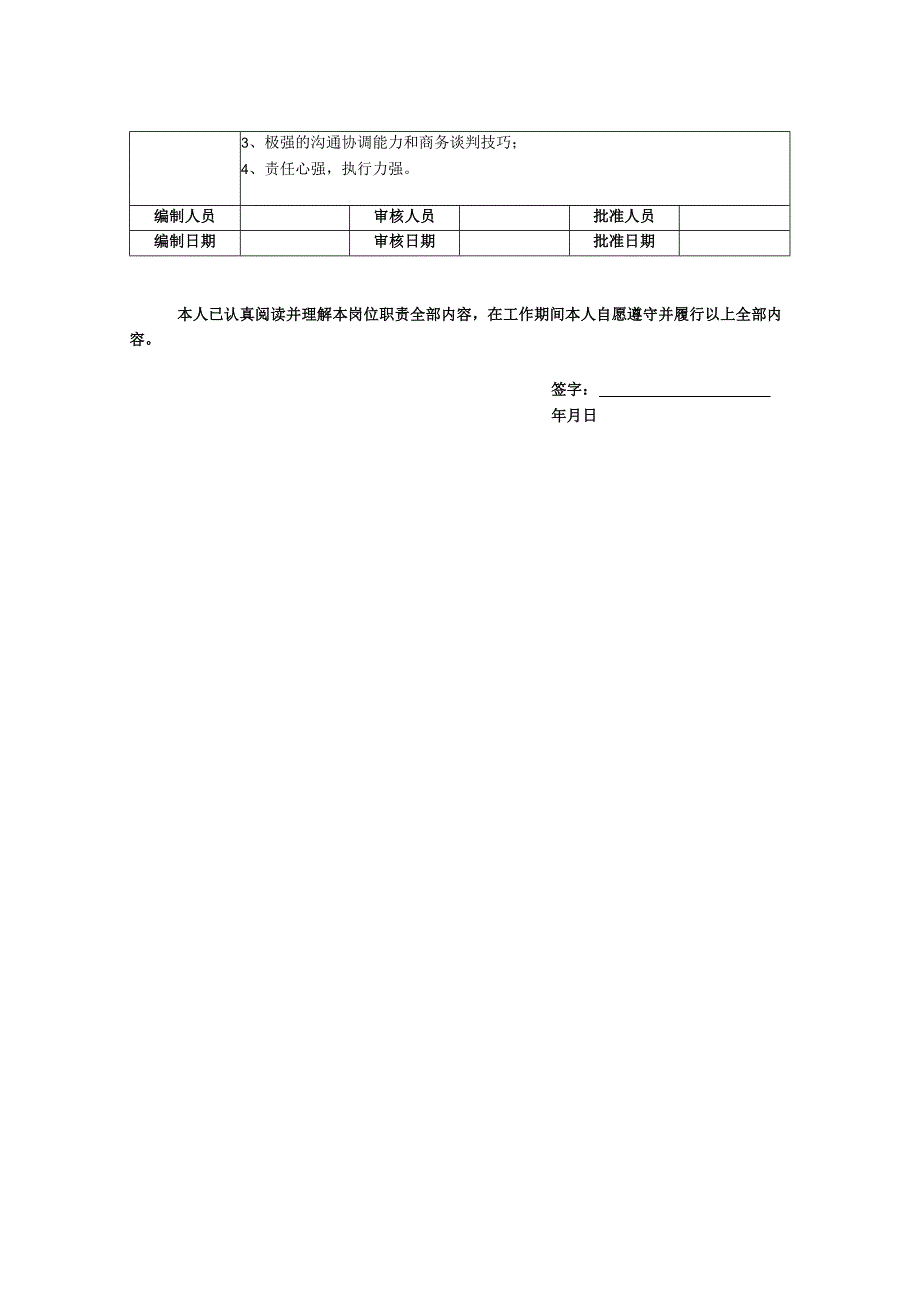 招商运营专员岗位职责说明书.docx_第2页