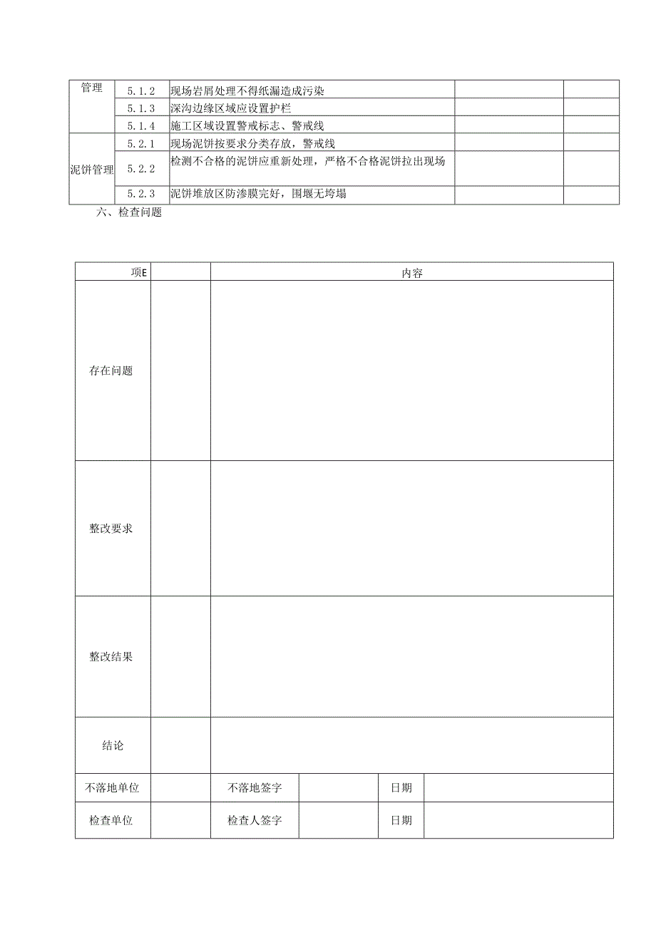 泥浆不落地开工验收书（钻井项目部）.docx_第3页