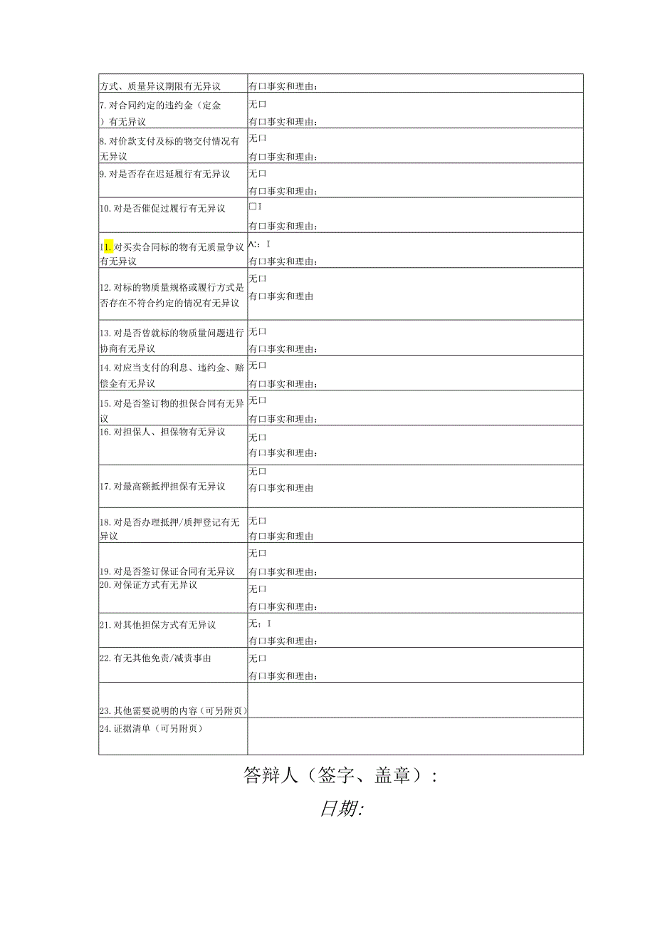 买卖合同纠纷答辩状模版.docx_第3页