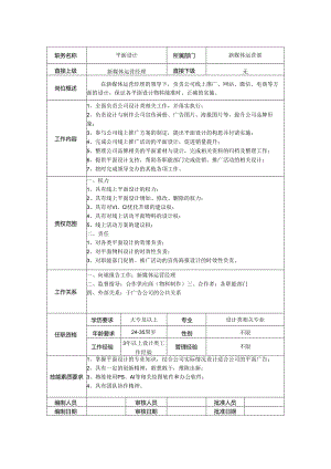 平面设计-岗位职责说明书.docx