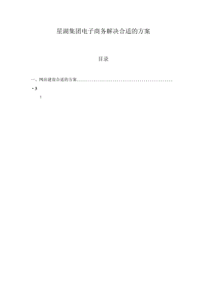 星湖-集团电子商务解决方案.docx