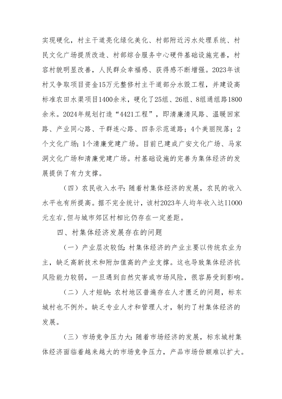 村新型村集体经济调研报告.docx_第3页