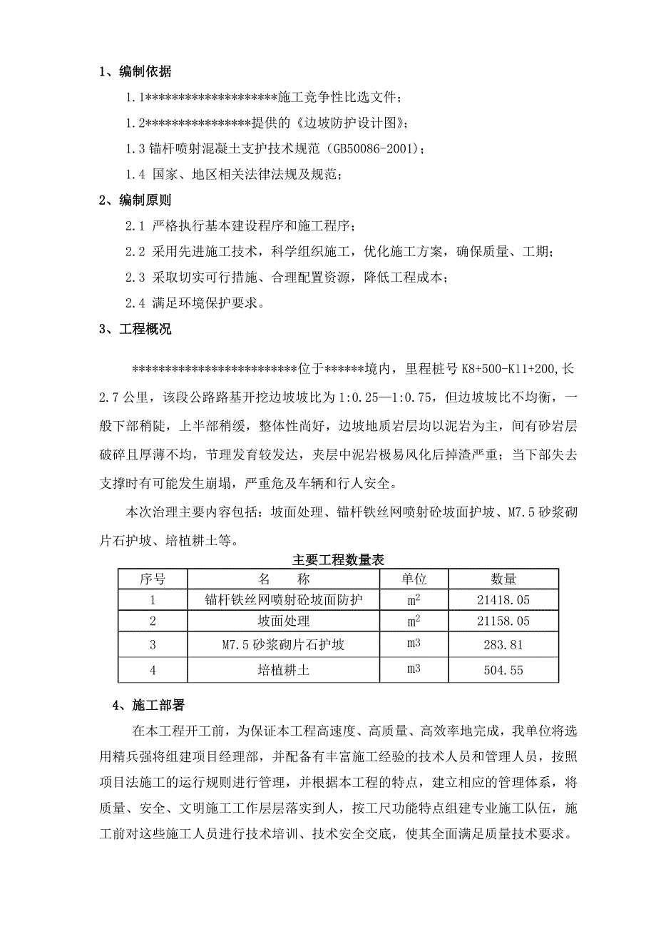 喷锚网护坡施工组织设计.doc_第2页