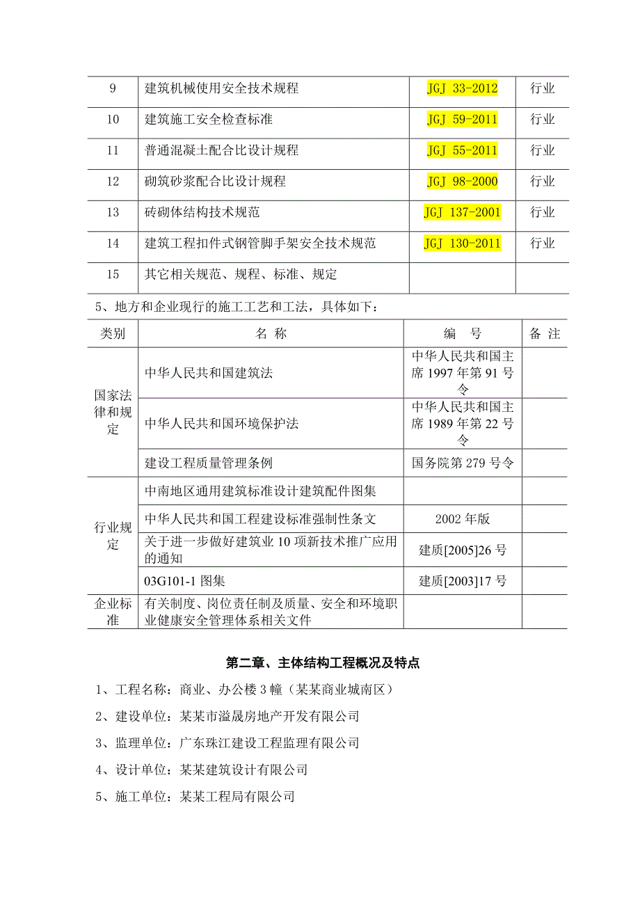 商业、办公楼3幢（自编嘉和商业城南区）主体结构工程施工组织设计.doc_第2页