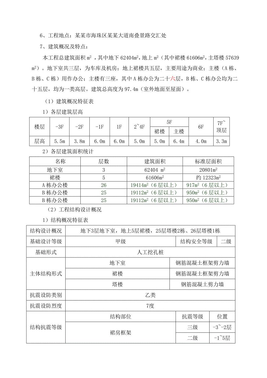 商业、办公楼3幢（自编嘉和商业城南区）主体结构工程施工组织设计.doc_第3页