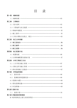 和平里花园土方开挖专项施工方案.doc