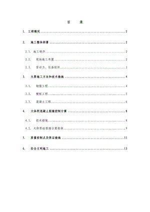 国际科技交流中心工程参底板施工方案.doc