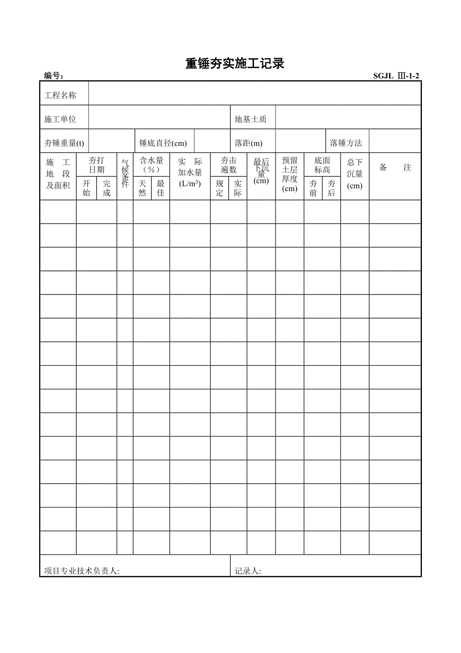 地基处理与桩基施工记录.doc_第3页