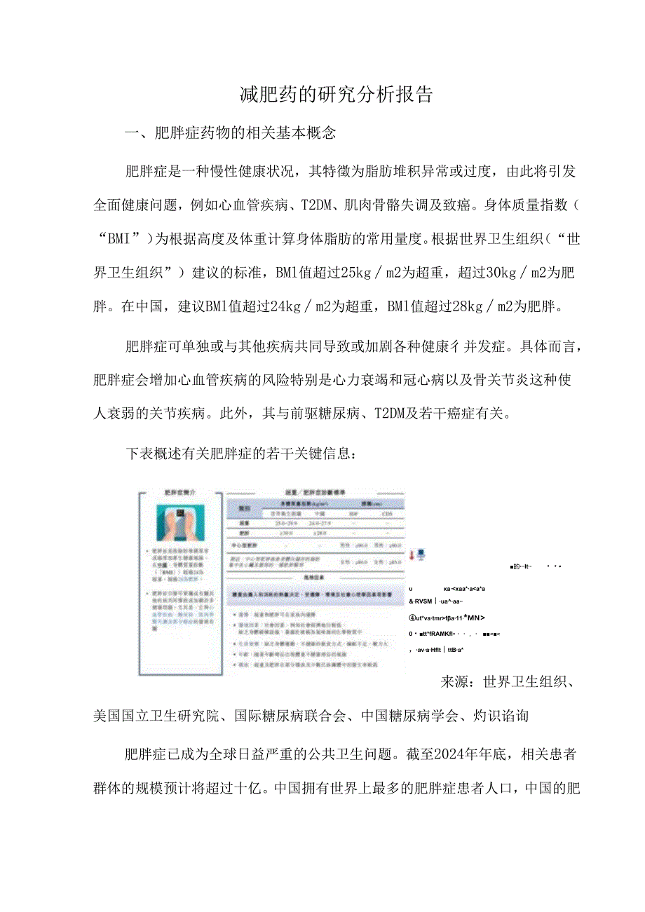 减肥药的研究分析报告.docx_第1页