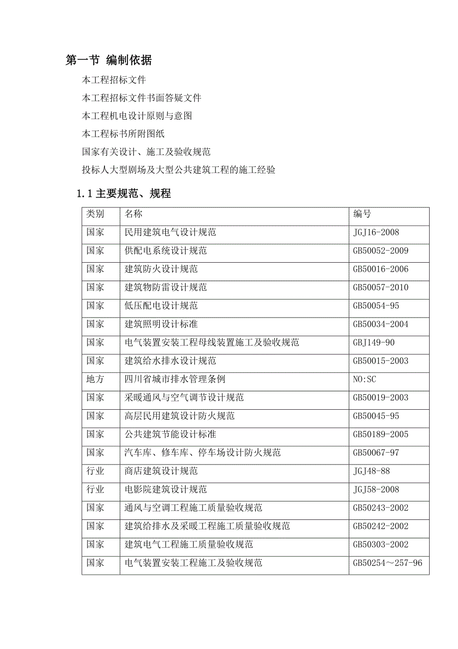 大型商场机电工程施工组织设计四川附示意图.doc_第2页