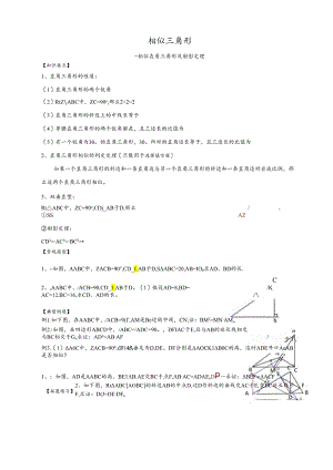 相似三角形中的射影定理.docx