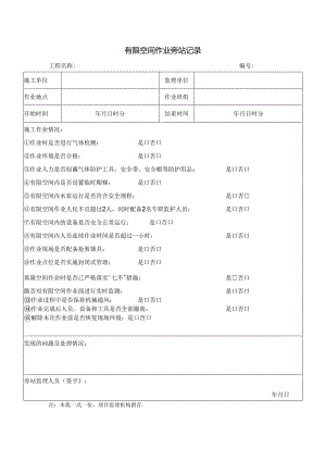 有限空间作业旁站记录.docx