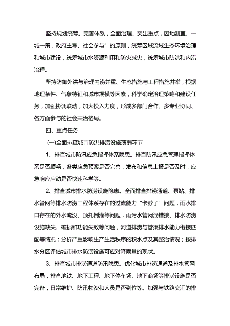 城市防洪排涝专项排查整治行动方案.docx_第2页