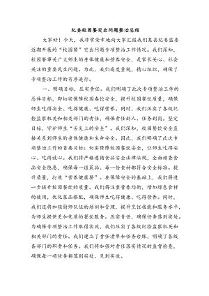 纪委校园餐突出问题整治总结.docx