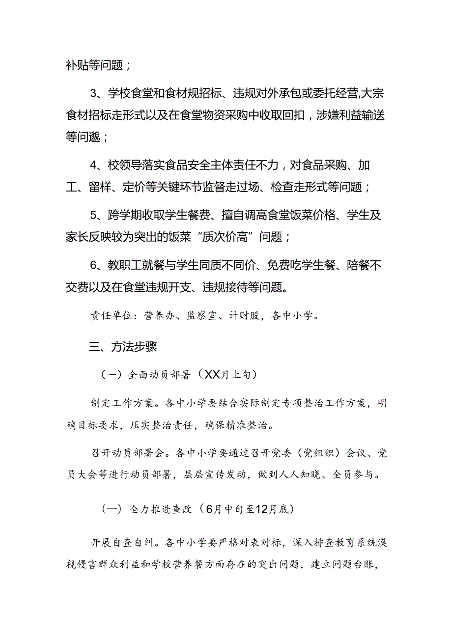 2024年群众身边不正之风和腐败问题集中整治工作实施方案（7篇）.docx_第3页