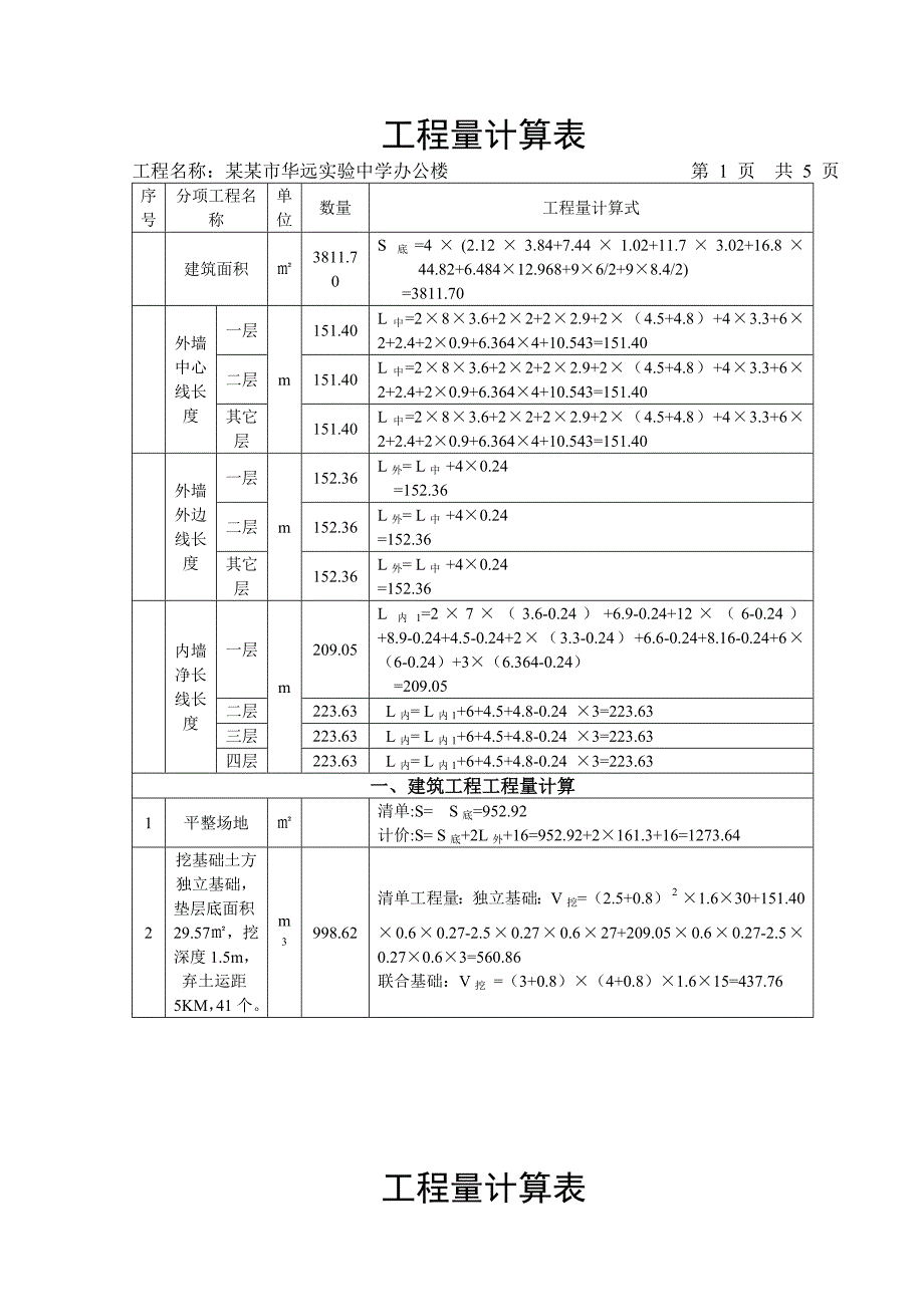 毕业设计(施工部分)华远实验中学办公楼设计毕业论文.doc_第3页